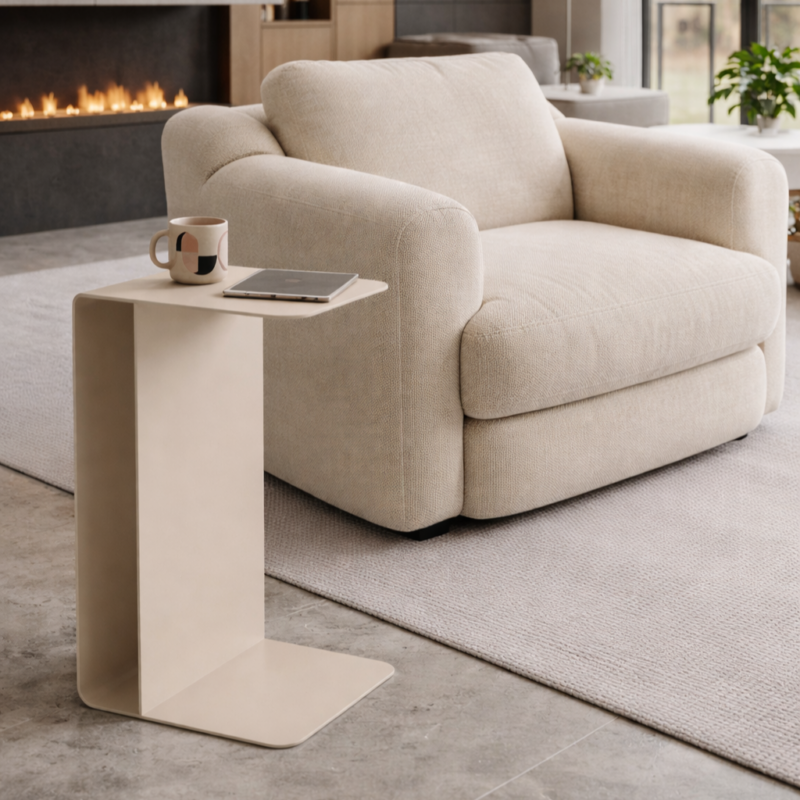 Beisteltisch Obelisk beige