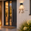 HAUS mit NUMMER 15 mm Stahl