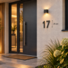 HAUS mit NUMMER 2 mm Stahl HAUS mit NUMMER 2 mm Stahl