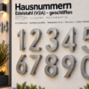 HAUSNUMMERN 15 mm Edelstahl
