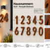 HAUSNUMMERN 15 mm Rostoptik