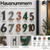 HAUSNUMMERN 15 mm Stahl