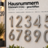 HAUSNUMMERN 2 mm Edelstahl HAUSNUMMERN 2 mm Edelstahl