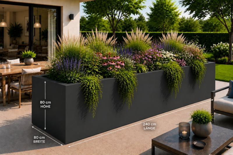 HORTUS 240x80x80 Antrazit HORTUS 240x80x80 Antrazit
