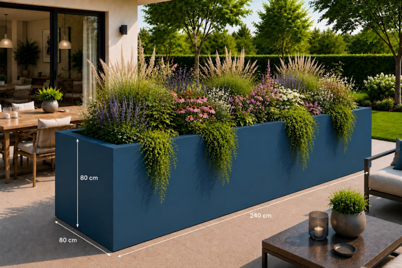 HORTUS 240x80x80 Blau HORTUS 240x80x80 Blau